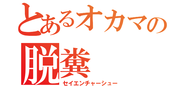 とあるオカマの脱糞（セイエンチャーシュー）