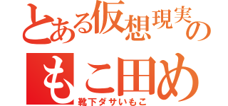 とある仮想現実のもこ田めめめ（靴下ダサいもこ）