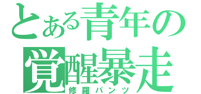 とある青年の覚醒暴走（修羅パンツ）