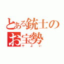 とある銃士のお宝勢（やよい）