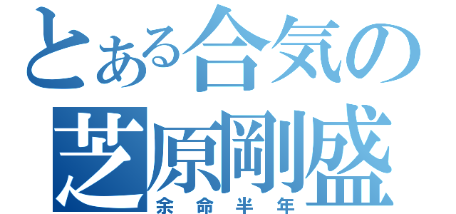 とある合気の芝原剛盛（余命半年）