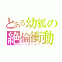 とある幼狐の絶倫衝動（バーサーカー）