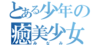 とある少年の癒美少女（みなみ）