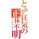 とある狂気の正体不明（インデックス）