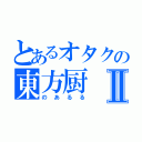 とあるオタクの東方厨Ⅱ（のあるる）