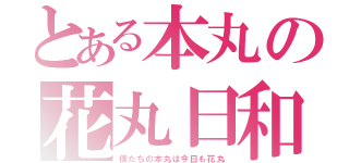 とある本丸の花丸日和（僕たちの本丸は今日も花丸）