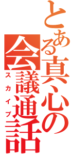 とある真心の会議通話（スカイプ）