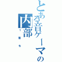 とある音ゲーマーの内部（１落ち）