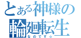 とある神様の輪廻転生（なのです☆）