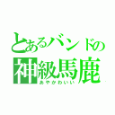 とあるバンドの神級馬鹿（あやかわいい）