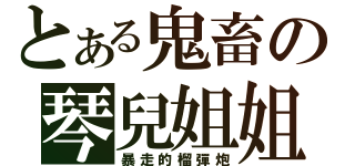 とある鬼畜の琴兒姐姐（暴走的榴彈炮）