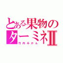 とある果物のターミネーターⅡ（竹内みかん）