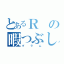 とあるＲの暇つぶし（グラム）