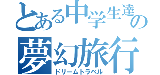 とある中学生達の夢幻旅行（ドリームトラベル）