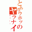 とあるウホッのヤラナイカ（アッー！）