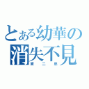 とある幼華の消失不見（資二忠）