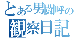 とある男闘呼の観察日記（）