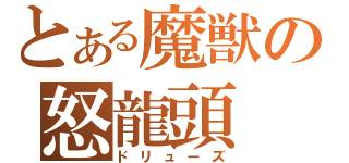 とある魔獣の怒龍頭（ドリューズ）