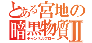 とある宮地の暗黒物質Ⅱ（チャンネルフロー）
