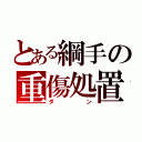 とある綱手の重傷処置（ダン）