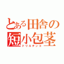 とある田舎の短小包茎（ドリルチンコ）