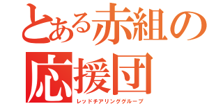 とある赤組の応援団（レッドチアリンググループ）