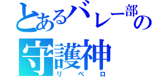 とあるバレー部の守護神（リベロ）