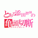 とある添田智博の亀頭切断（パイプカット）