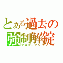 とある過去の強制解錠（フルオープン）