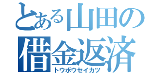 とある山田の借金返済（トウボウセイカツ）