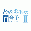 とある某科学の百合子Ⅱ（インデックス）