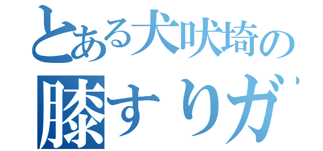 とある犬吠埼の膝すりガチ勢（）