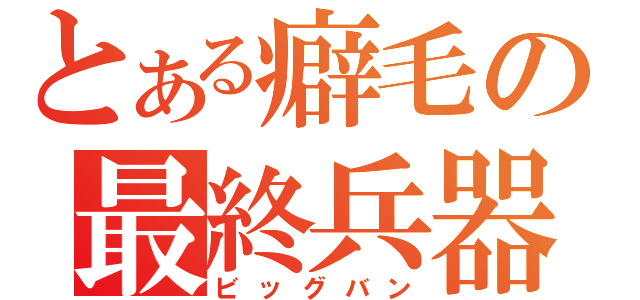 とある癖毛の最終兵器（ビッグバン）