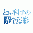 とある科学の光学迷彩（メタマテリアル）