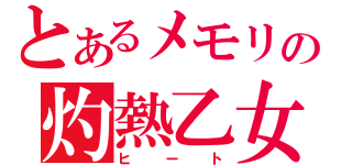 とあるメモリの灼熱乙女（ヒート）