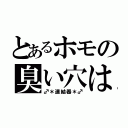 とあるホモの臭い穴は（♂＊連結器＊♂）