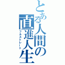 とある人間の直進人生（フルストレート）