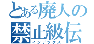 とある廃人の禁止級伝説（インデックス）