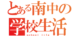 とある南中の学校生活（ｓｃｈｏｏｌ ｌｉｆｅ）