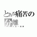 とある痛苦の分離（只是一場夢）