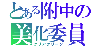 とある附中の美化委員（クリアクリーン）