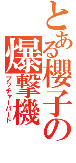 とある櫻子の爆撃機（ブッチャーバード）