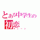 とある中学生の初恋（キュ～ン）