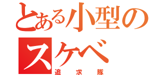 とある小型のスケベ（追求隊）