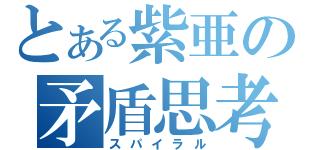 とある紫亜の矛盾思考（スパイラル）