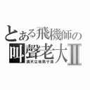 とある飛機師の叫聲老大Ⅱ（頂天立地男子漢）