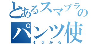 とあるスマブラのパンツ使い（そうかる）