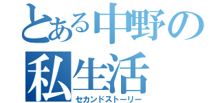 とある中野の私生活（セカンドストーリー）