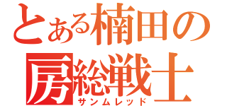 とある楠田の房総戦士（サンムレッド）