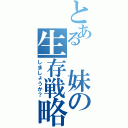 とある 妹の生存戦略（しましょうか？）